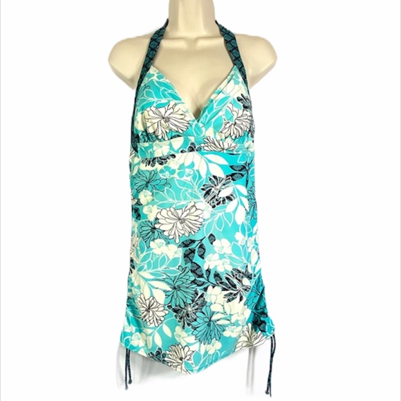 Athleta Other - Athleta Haiku Shirred Floral Print Swimsuit Dress